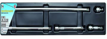 5-delige 3/8 Wobble Extension Bar Set, Verzenden, Nieuw