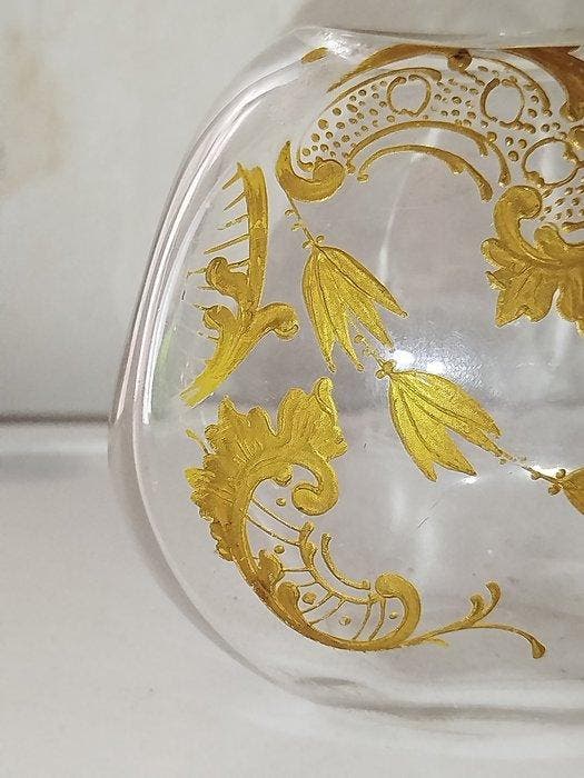 François Théodore Legras (1839-1916)- Deux petits vases, Antiquités & Art, Antiquités | Verre & Cristal
