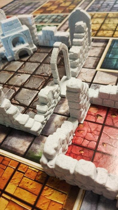Sconosciuto - Bordspel - Set modulare di mura e arredi per, Antiquités & Art, Antiquités | Autres Antiquités