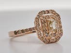 Zonder minimumprijs - Ring - 14 karaat Geel goud - 0.85ct.