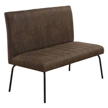 Horeca Bank | THEMIS | Microvezel/Metaal | Olive | Zwarte, Verzenden, Nieuw in verpakking