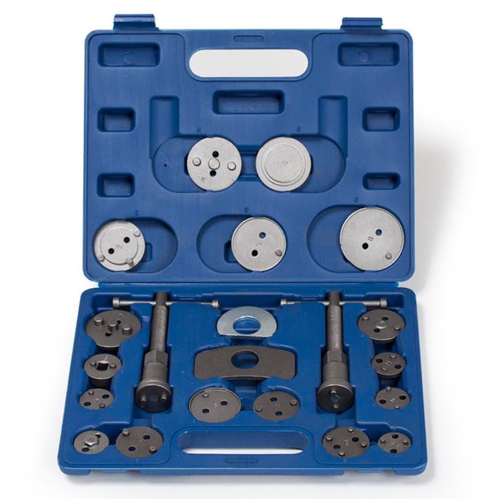 tectake Terugsteller remzuiger 22-delig - blauw, Autos : Divers, Produits d'entretien, Envoi