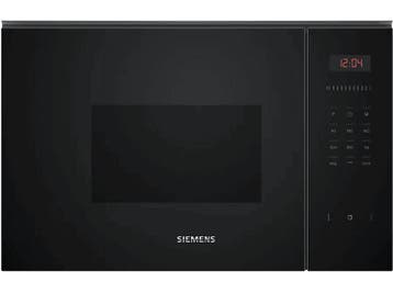 Siemens -  Magnetron 800 W Inhoud 20 L - Zwart, Elektronische apparatuur, Verzenden, Nieuw, Inbouw, Draaiplateau
