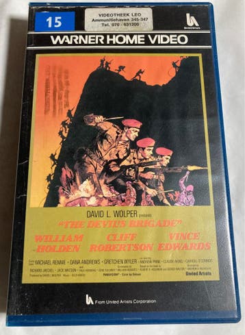 THE DEVILS BRIGADE (EX RENTAL) (VHS)
