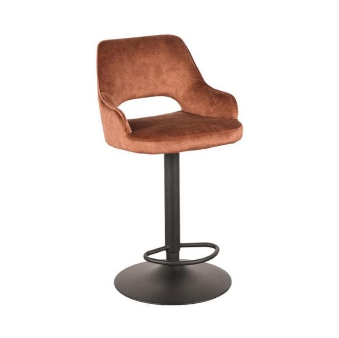 Nieuwe Barkruk Fabienne - Roest- Vintage/Café, Maison & Meubles, Tabourets de bar, Enlèvement