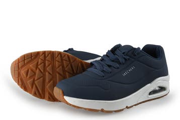 Skechers Sneakers in maat 42 Blauw, Kleding | Heren, Schoenen, Zo goed als nieuw, Skechers, Sneakers, Verzenden