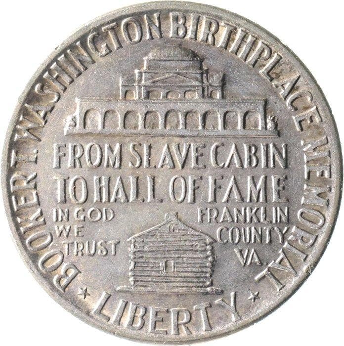 Verenigde Staten. 1/2 Dollar Booker T. Washington 1951, Postzegels en Munten, Munten | Europa | Niet-Euromunten