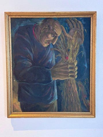 Omgeving Johan Dijkstra (XX) - Boer met korenschoof
