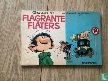 Guust - Flagrante flaters - 1966, Eén stripboek, Verzenden, Gelezen, De Mesmaeker, Jean, Franquin, André.