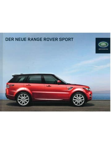 2013 RANGE ROVER SPORT HARDCOVER BROCHURE DUITS, Ophalen of Verzenden, Nieuw