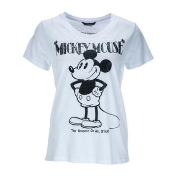 Princess goes Hollywood • wit t-shirt met Mickey • 36, Verzenden