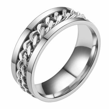 Fako Bijoux - Fidget Ring - Anxiety Ring - Angst Ring -, Verzenden, Nieuw