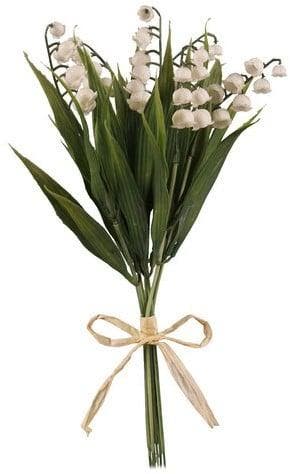 Lelietje van Dalen White Kunststof Bundel klein, Maison & Meubles, Accessoires pour la Maison | Plantes & Fleurs artificielles