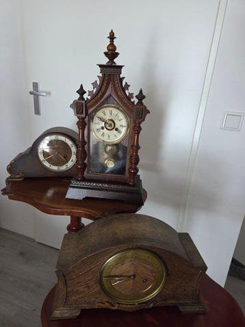 Pendule (3) - Hout - 1920-1930 - Antieke pendules voor