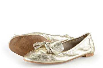 Ctwlk Ballerinas in maat 38 Goud, Overige kleuren, Verzenden, Ballerina's, Zo goed als nieuw