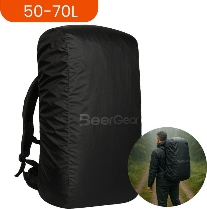 Flightbag voor backpack en regenhoes rugzak - 2-in-1 -, Caravanes & Camping, Accessoires de camping, Envoi