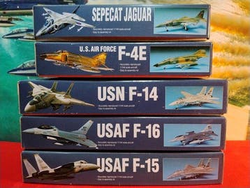 Academy + Italeri/Fabbri - Speelgoed Lotto aviazione : 5 kit, Nieuw
