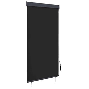 vidaXL Rolgordijn voor buiten 100x250 cm antraciet, Verzenden, Nieuw