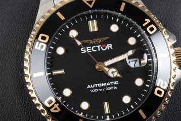 Sector - 230 - Automatic - silver/gold - 43 mm - Zonder