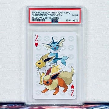 Pokémon Graded card - Flareon/Jolteon/Vprn 2006 Pokemon 10th