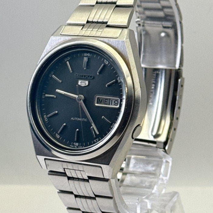 Seiko - Seiko 5 Automatic Day-Date - Sans prix de réserve -, Handtassen en Accessoires, Horloges | Antiek