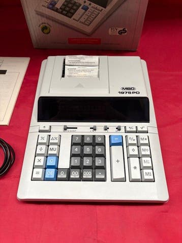 MBO 1975 PD Vintage Professionele Printrekenmachine –