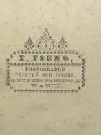 Fotografie uit 1895, studio Y. TSUNG (Hanoï) zeer zeldzaam -