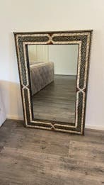 Miroir mural - Bois, Cuivre, Verre - Miroir marocain - cadre