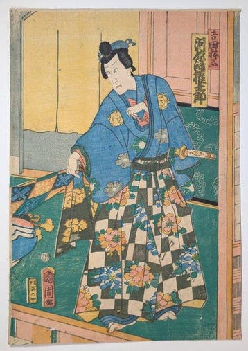 KUNICHIKA • Vroege Werk • Kabuki • Japanse houtsnede •