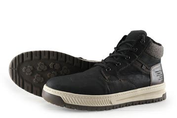Rieker Veterboots in maat 45 Zwart, Verzenden, Zwart, Boots, Zo goed als nieuw