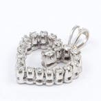 Hanger - 14 karaat Witgoud Diamant (Natuurlijk) - Diamant