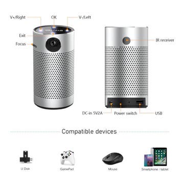 P7 Bluetooth Projector en Speaker - 8GB Versie Android LED, Verzenden