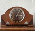 Pendule - Art Deco - Eik - 1930-1940 - Art deco pendule, Antiek en Kunst, Antiek | Klokken