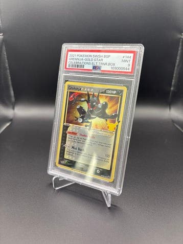Pokémon - 1 Graded card - Greninja 144 Foil - PSA 9 - Sword, Hobby en Vrije tijd, Verzamelkaartspellen | Pokémon, Nieuw