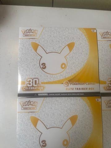 Pokémon - 4 Elite trainer box - Pokémon TCG: 30th, Nieuw