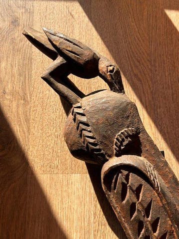 Ornement décoratif - Rare Large Bird Sculpture 55 cm -