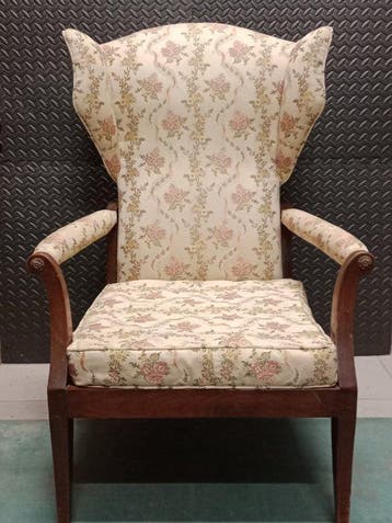 Fauteuil - Bois, Textile - Fauteuil inclinable