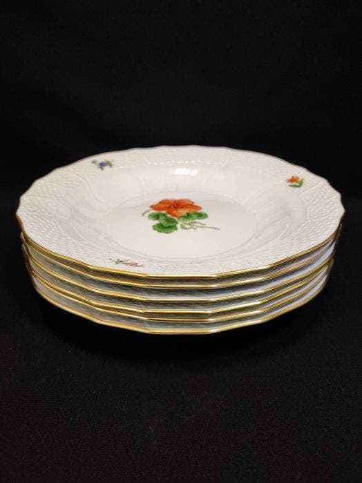 Herend - Bord (6) - Ø 21,0 cm 6er Set, Antiquités & Art, Antiquités | Meubles | Tables