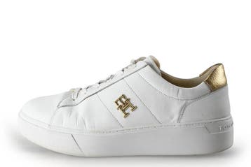 Tommy Hilfiger Sneakers in maat 40 Wit, Kleding | Dames, Verzenden, Wit, Zo goed als nieuw, Sneakers