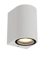 Lucide ZARO - Wandspot Buiten 1xGU10 IP44 Wit, Verzenden