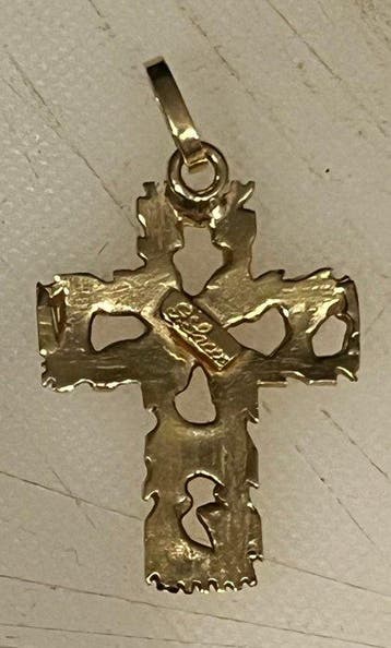 Pendentif en forme de croix - 18 carats Or jaune