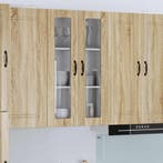 vidaXL Keukenkast aan de muur Lucca Sonoma Eiken 60 x 31 x, Huis en Inrichting, Verzenden, Nieuw