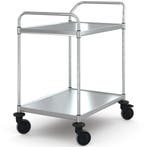 Serveerwagen | VARIOCART | RVS | 2 Niveaus (EN800x600) |, Verzenden, Nieuw in verpakking