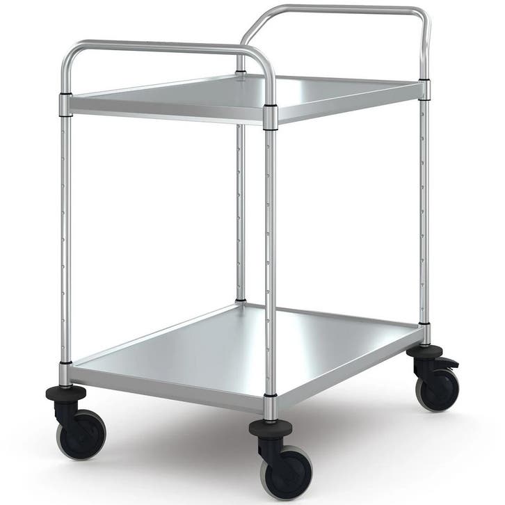 Serveerwagen | VARIOCART | RVS | 2 Niveaus (EN800x600) |, Zakelijke goederen, Horeca | Keukenapparatuur, Nieuw in verpakking, Verzenden