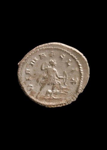 Oud-Romeins billon Antoninianus van Gallienus (Zonder