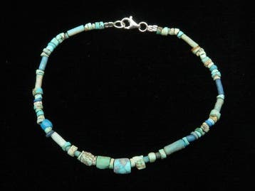 Oud-Egyptisch Armband gemaakt van turkoois en