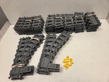 Lego Pièces - Train - 96 stuks trein rails in soorten, Kinderen en Baby's, Speelgoed | Duplo en Lego, Nieuw