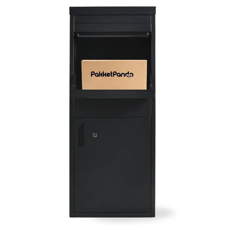 2e kans - PakketPanda Combo - XXXL Pakketbrievenbus met, Tuin en Terras, Brievenbussen, Staande brievenbus, Nieuw, Staal, Verzenden