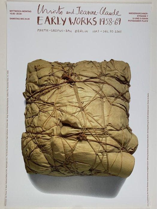 Christo & Jeanne-Claude (1935-2020) - Package 1961 -, Antiquités & Art, Art | Dessins & Photographie
