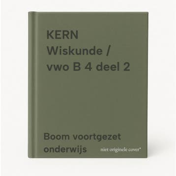 KERN Wiskunde / vwo B 4 deel 2 9789464420777, Boeken, Overige Boeken, Verzenden, Zo goed als nieuw, Boom voortgezet onderwijs